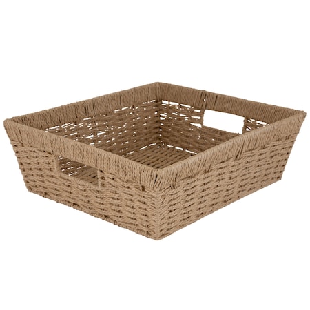 Simplify Dutch Weave Large Shelf Storage Basket 30122